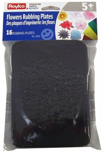 Flowers Rubbing Plates