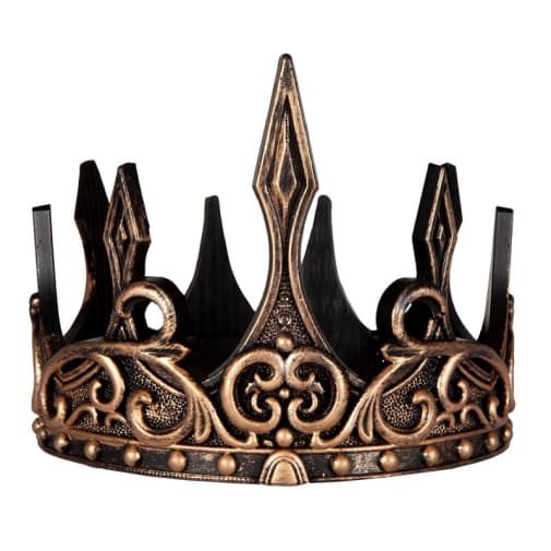 Great Pretenders Medieval Crown, Gold/Black