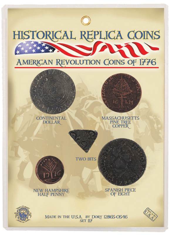 ✅アメリカ独立革命コイン レプリカセット 1776-1787 American Revolution Coin Set - DAR Shopping