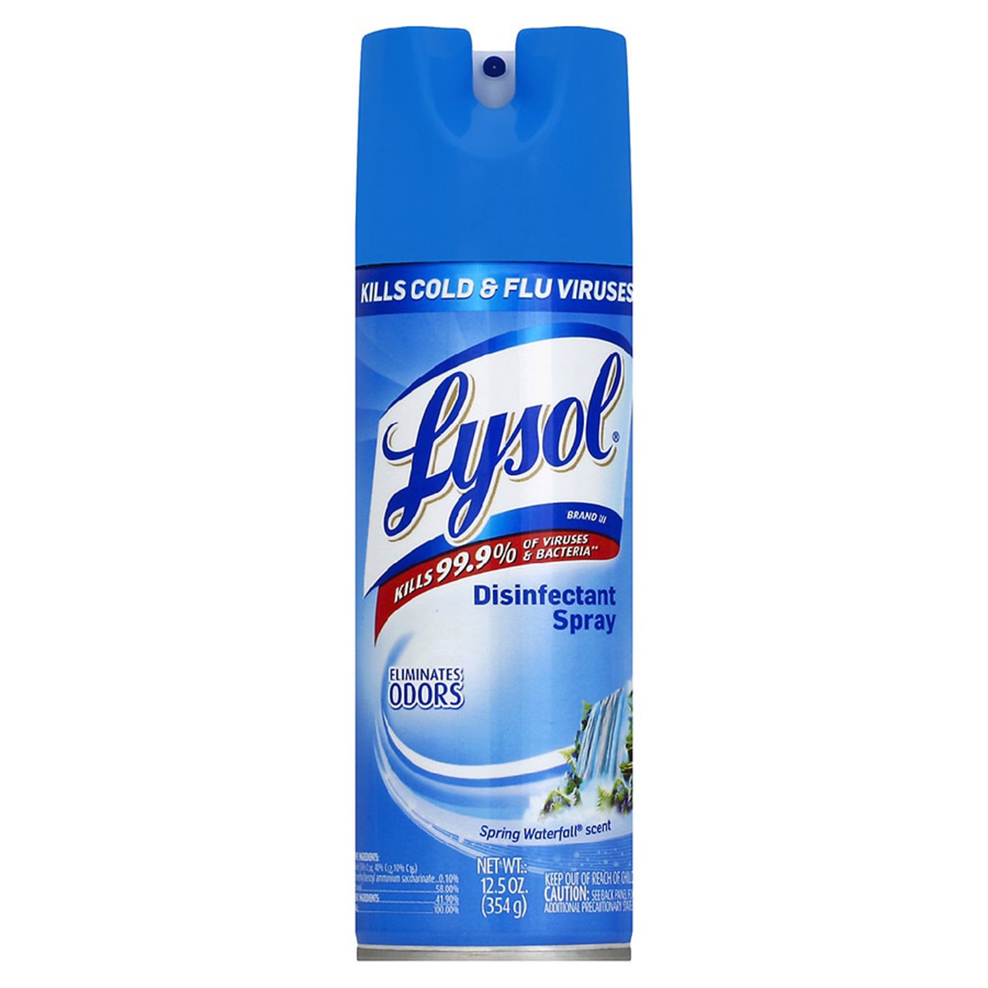 Lysol Disinfectant Spray Spring Waterfall Scent, 12.5-ounce can MK 1008856