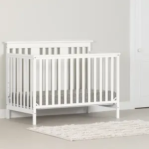 Baby Crib with Toddler Rail