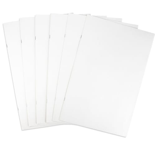 Bright Books - Set of 6 White (11"x17")