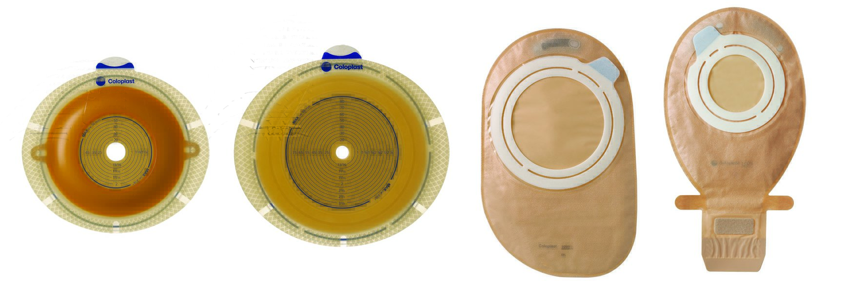 SenSura Flex Two-Piece Transparent Ostomy Pouch, Red Match MK 680864