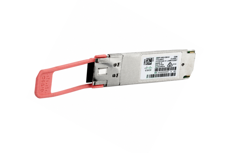 Cisco QSFP-40G-CSR-S Compatible 40GBASE-SR4 QSFP+ 850nm 150M DDM MTP/MPO MMF Transceiver Module, Refurbished
