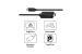 USB Type C to HDMI v3.1 Cable 4K@30HZ, Black, 3Ft