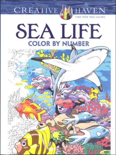 Sea Life Color by Number (Creative Haven)
