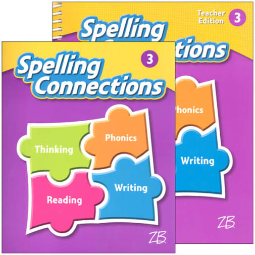 Zaner-Bloser Spelling Connections Grade 3 Homeschool Bundle (2016 edition)