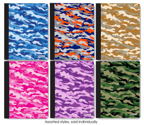 Composition Book - Camouflage - College Ruled 100 sheets