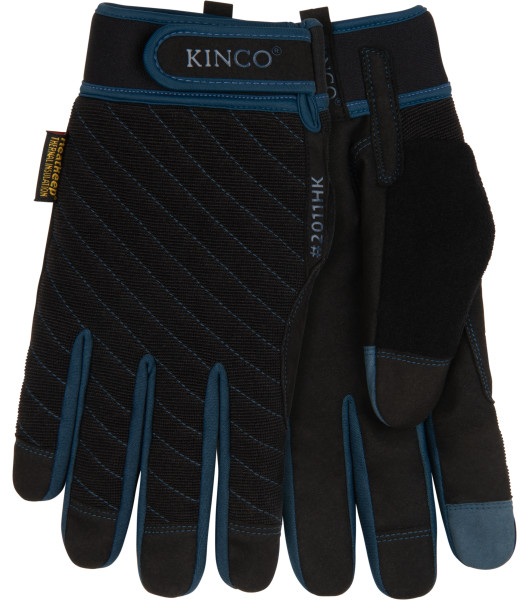 KincoPro&trade; Lined Black Synthetic with Pull-Strap