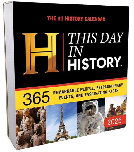 This Day in History 2026 Boxed Calendar