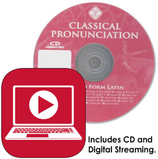 Second Form Latin Classical Pronunciation CD & Digital Streaming