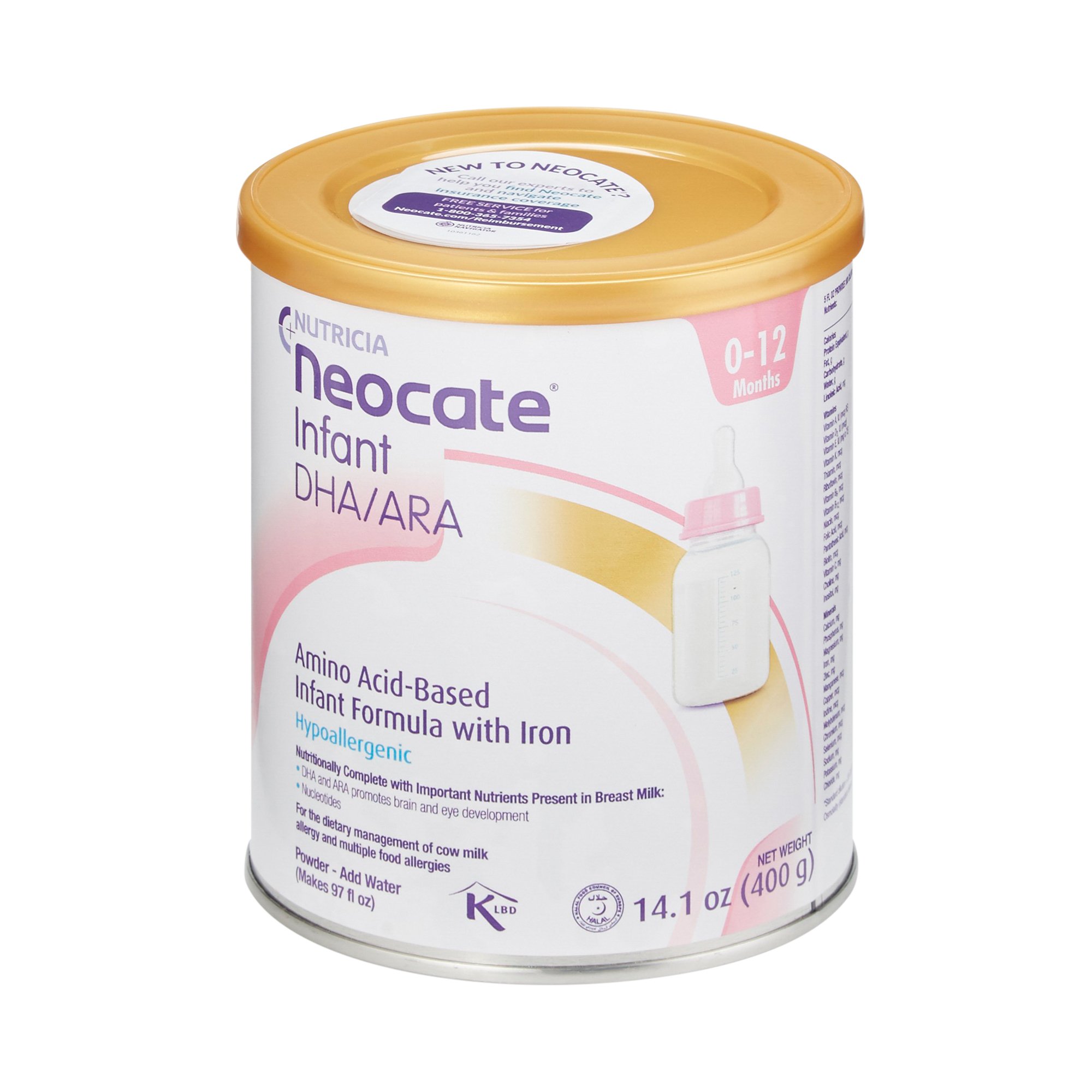 Neocate DHA & ARA Infant Formula, 14.1-ounce can MK 572151