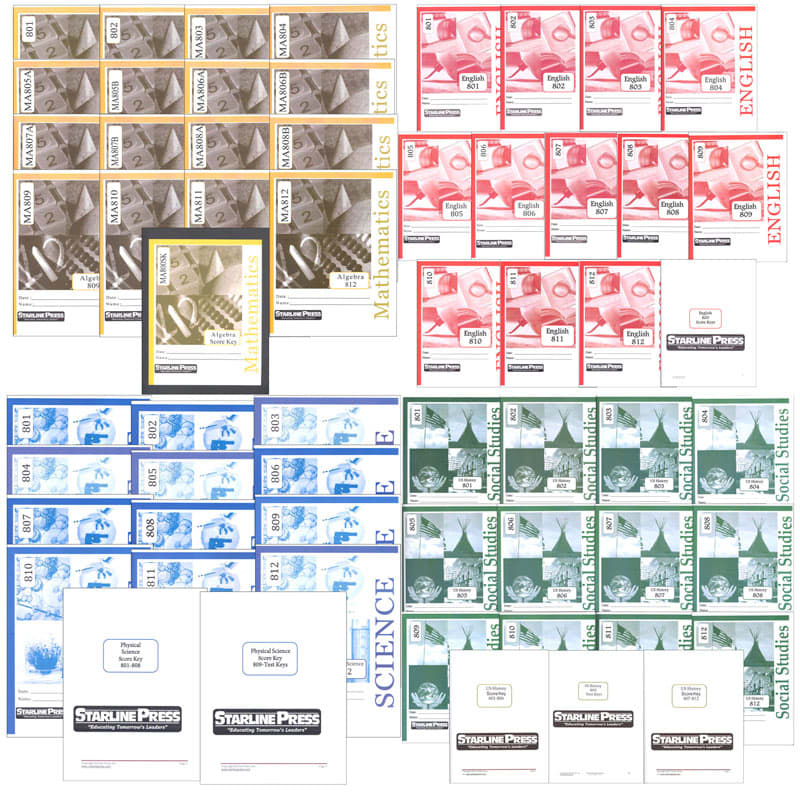 Starline Press 8th Grade Curriculum Packge