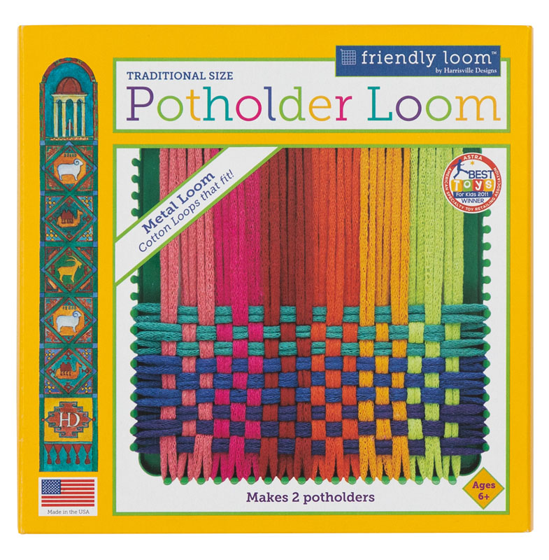 Potholder Loops, Traditional Size - Harrisville Designs Friendly Loom