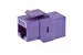 Cat5e RJ45 Inline Coupler Type Keystone Jack, Purple