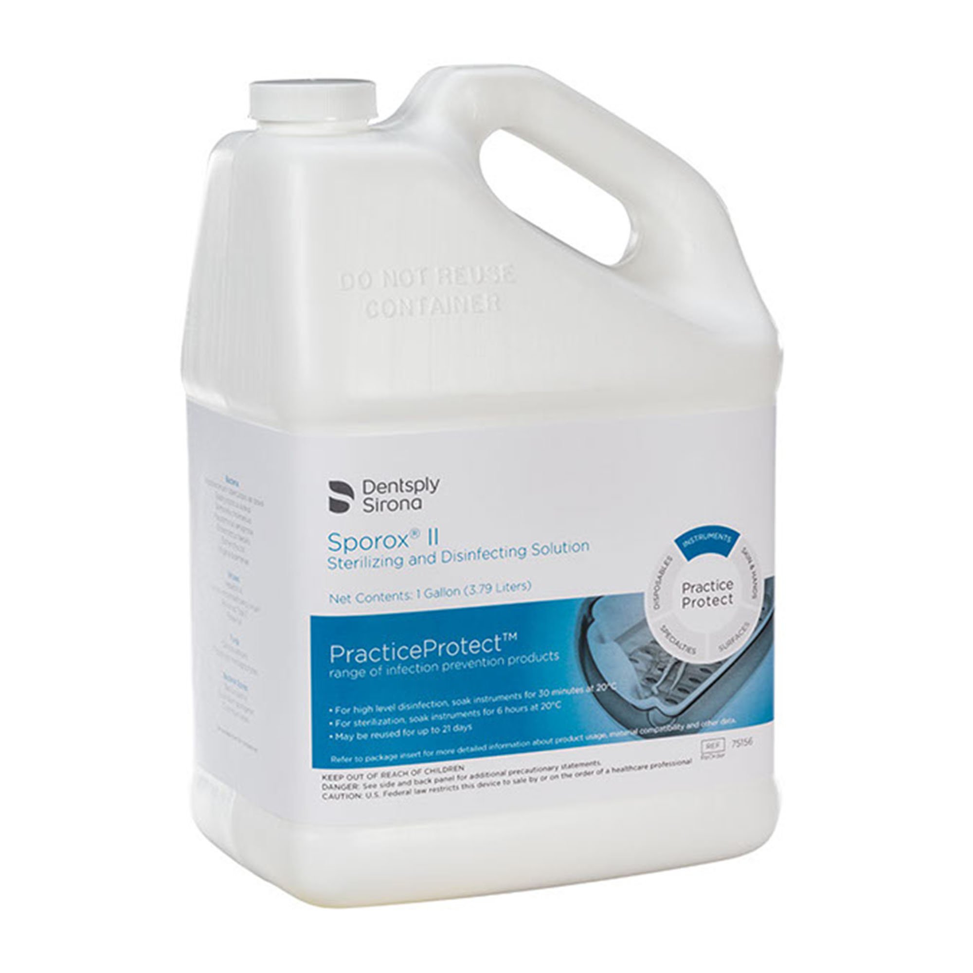 Hydrogen Peroxide High-Level Disinfectant Sporox II RTU Liquid 1 gal. Jug Reusable MK 1158827