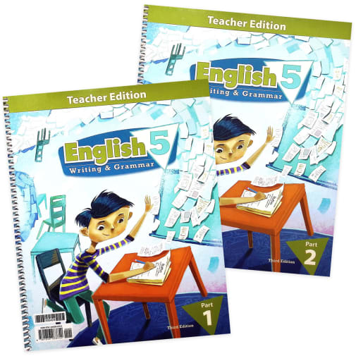 BJU Press English 5 Teacher Edition 3rd Edition