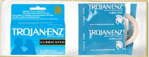Trojan-Enz Lubricated Polyurethane Condom MK 683046