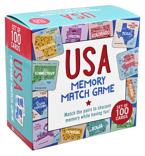 USA Memory Match Game