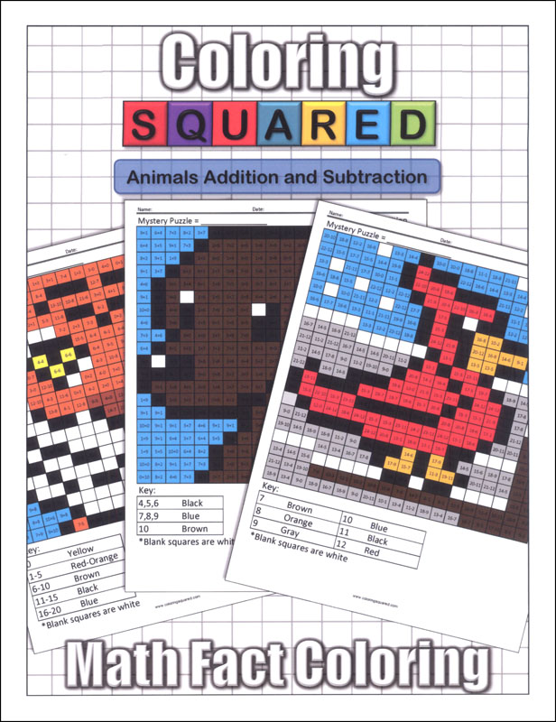 Mystery Addition - Coloring Squared