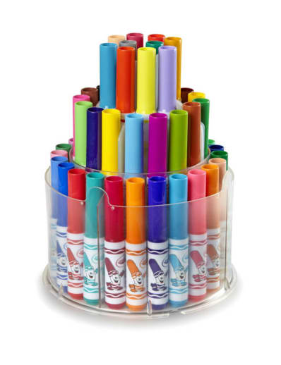 Crayola Pip-Squeaks Telescoping Marker Tower, 50 Count