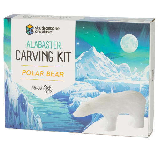 Alabaster Carving Kit - Polar Bear