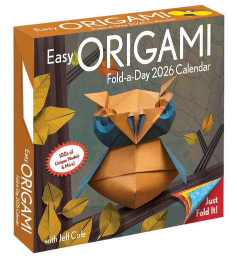 Easy Origami Fold-a-Day 2026 Calendar