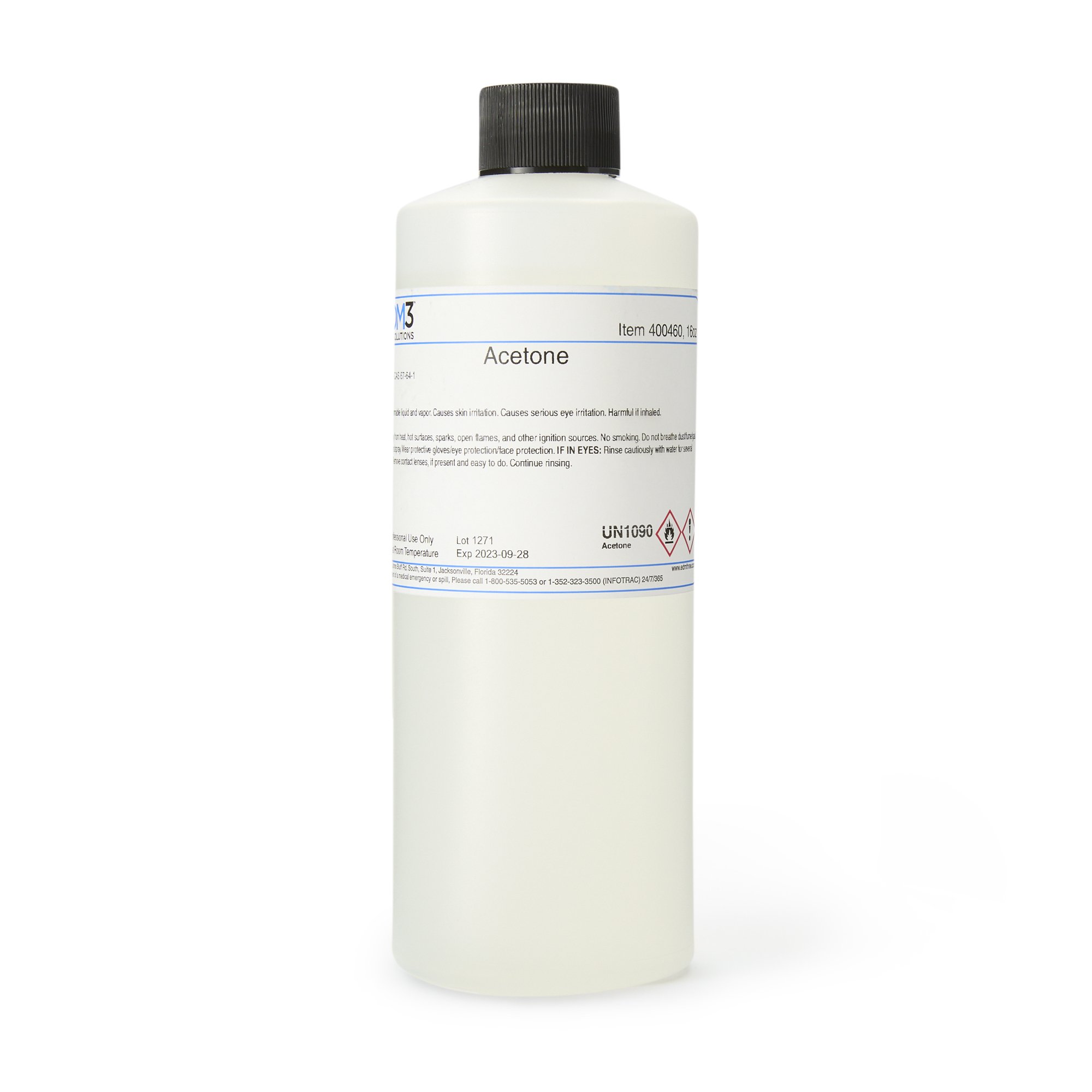 EDM 3 Acetone Chemistry Reagent, 16-ounce Bottle MK 442657