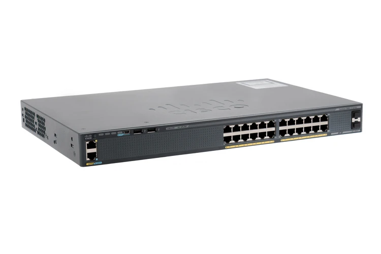 Cisco 2960-X Series 24 Port Lan Lite Switch, WS-C2960X-24TS-LL, Refurbished, Original