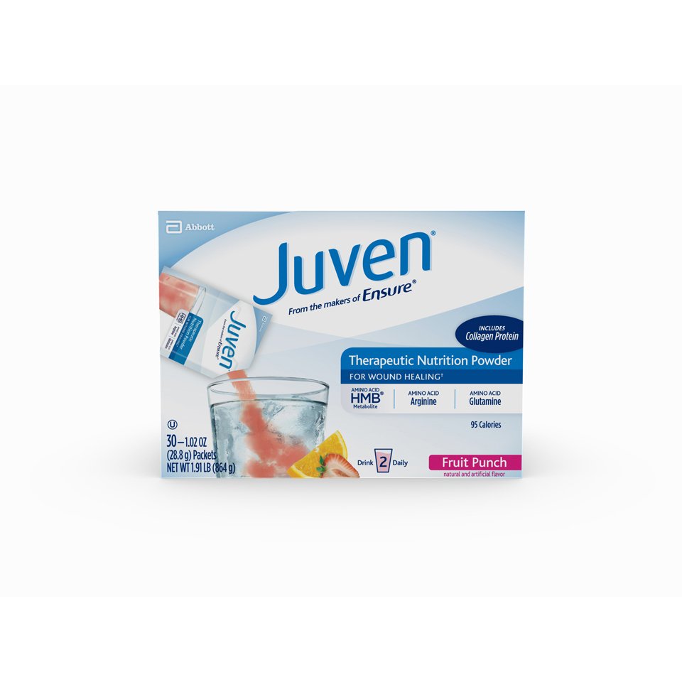 Juven Fruit Punch Therapeutic Nutrition Powder for Wound Healing MK 1131083