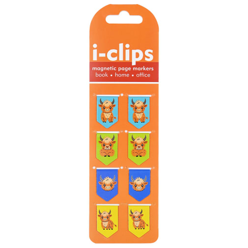 i-Clips Highland Cows Magnetic Page Markers