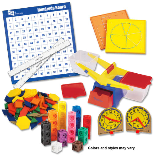 Manipulative Kit 1 (Basic Plastic Pattern Blocks, NO Optional Items)