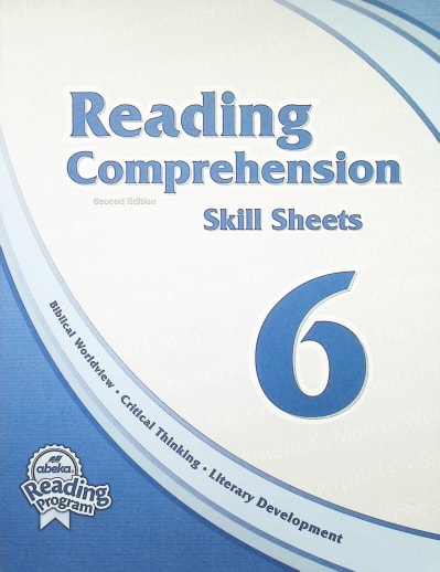 Abeka Reading Comprehension 6 Skill Sheets (Bound)
