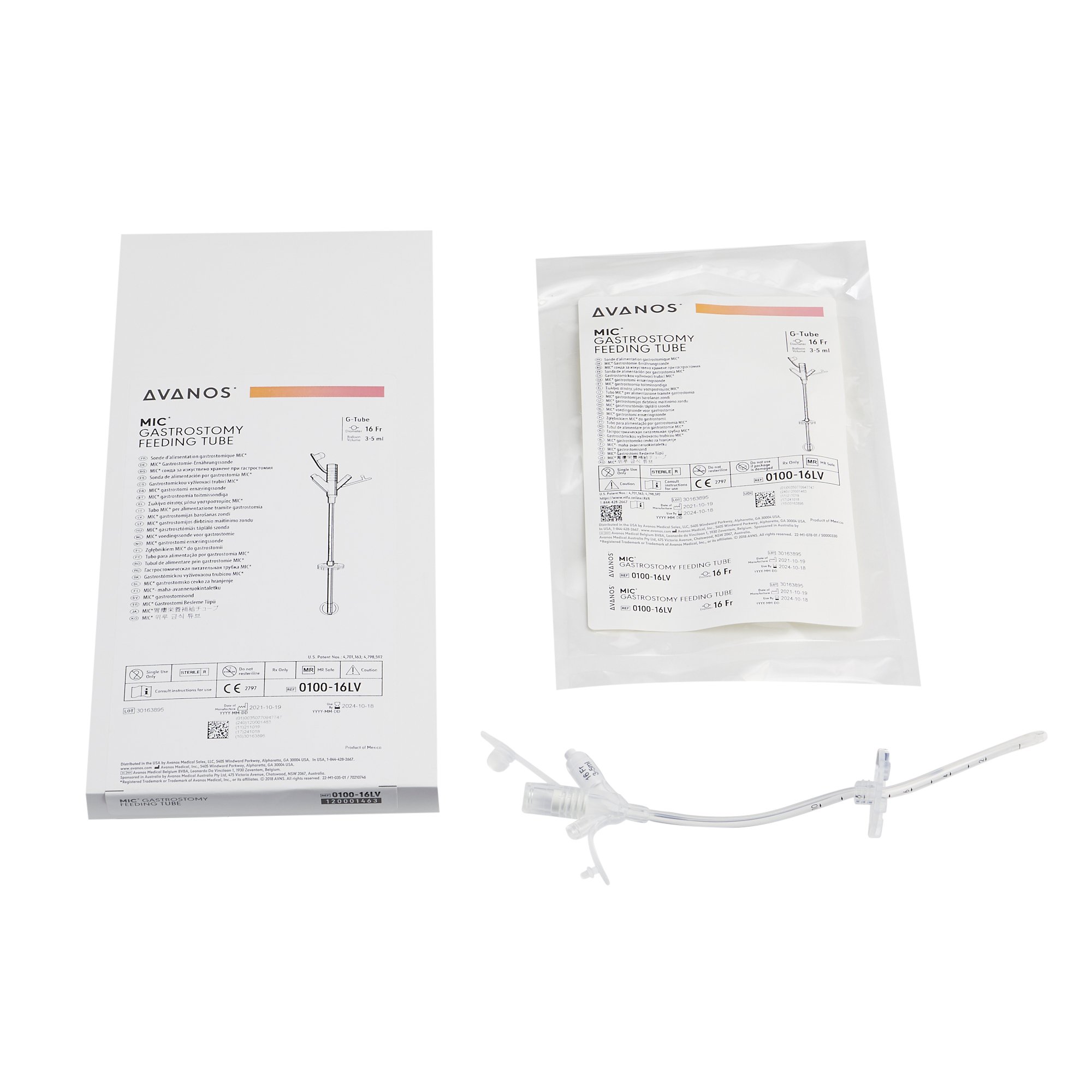 Mic Gastrostomy Feeding Tube, 16 Fr. MK 563410