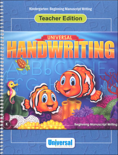 Beginning Manuscript - Grade K Teacher Edition (2022)