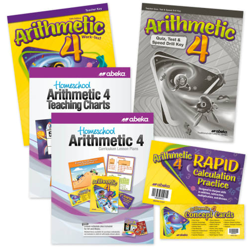 Abeka Arithmetic 4 Parent Kit - Revised