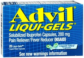Advil Liqui-Gels Ibuprofen Pain Relief MK 800874