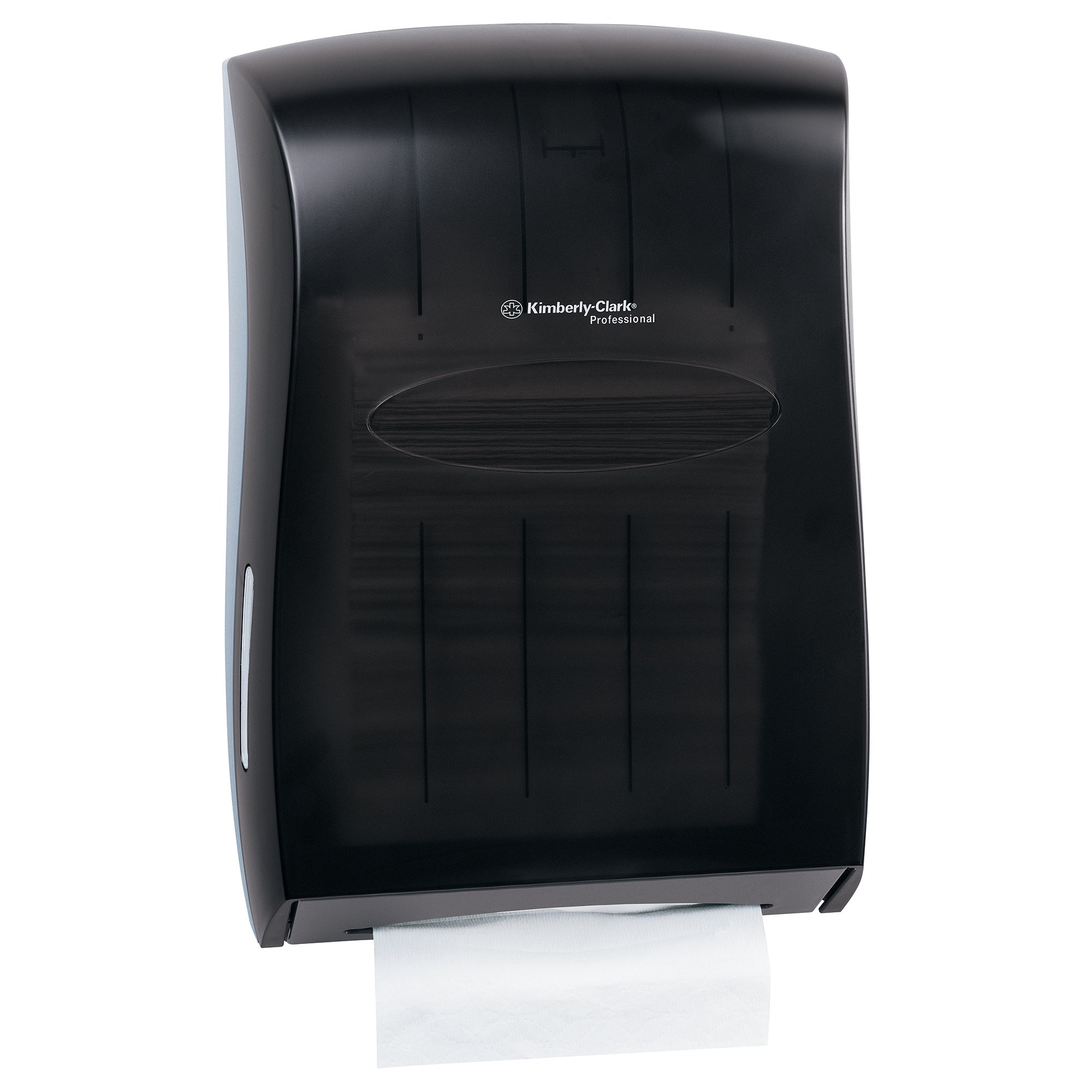 Paper Towel Dispenser K-C PROFESSIONAL Black Smoke Plastic Manual Pull Wall Mount MK 1019046