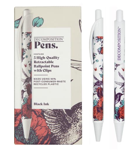 Decomposition Pens - Hummingbird Pen (Pack of 5)