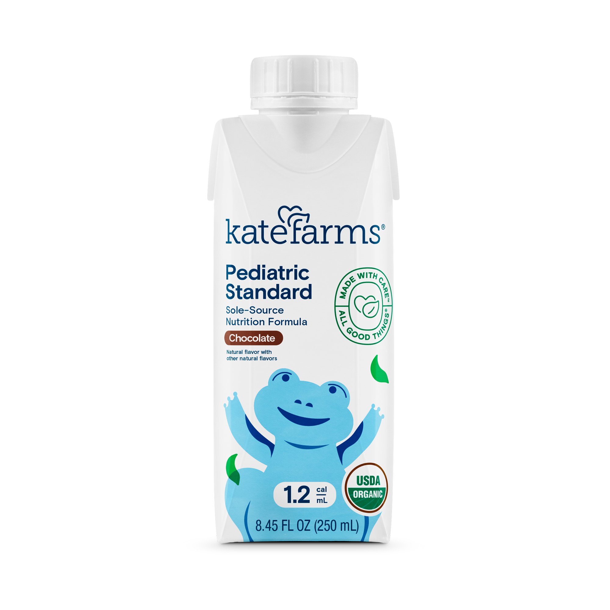 Kate Farms Pediatric Standard 1.2 Sole-Source Nutrition Formula, Chocolate Flavor, 8.45-ounce carton MK 1206262