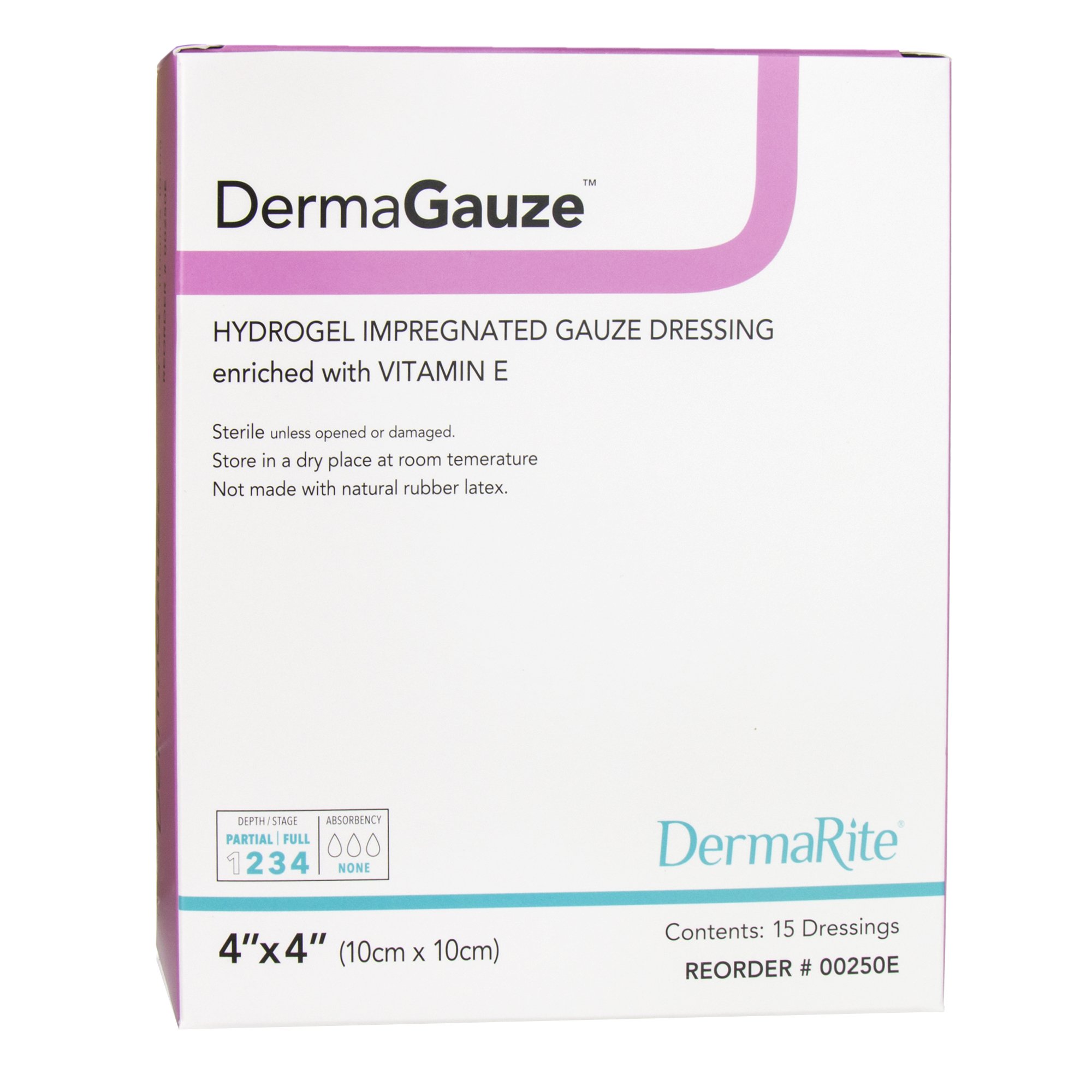 DermaGauze Impregnated Dressing, 4 x 4 Inch MK 727081
