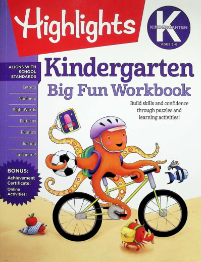 Big Fun Kindergarten Activity Book