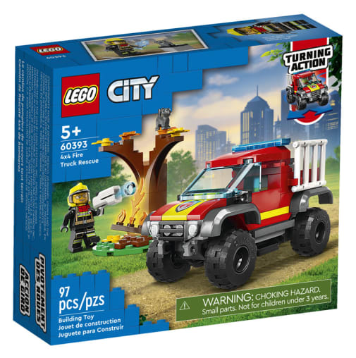 LEGO City Fire 4 x 4 Fire Truck Rescue (60393)
