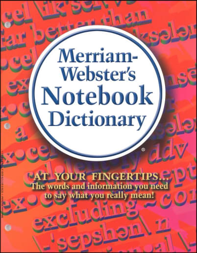 Merriam-Webster's Notebook Dictionary