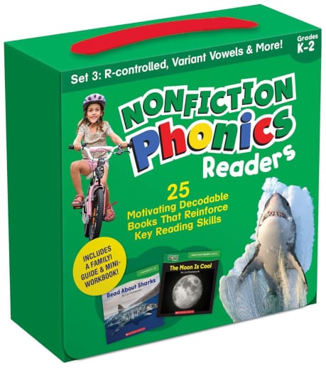 Nonfiction Phonics Readers Set 3: R-Control, Variant Vowels & More Box Set