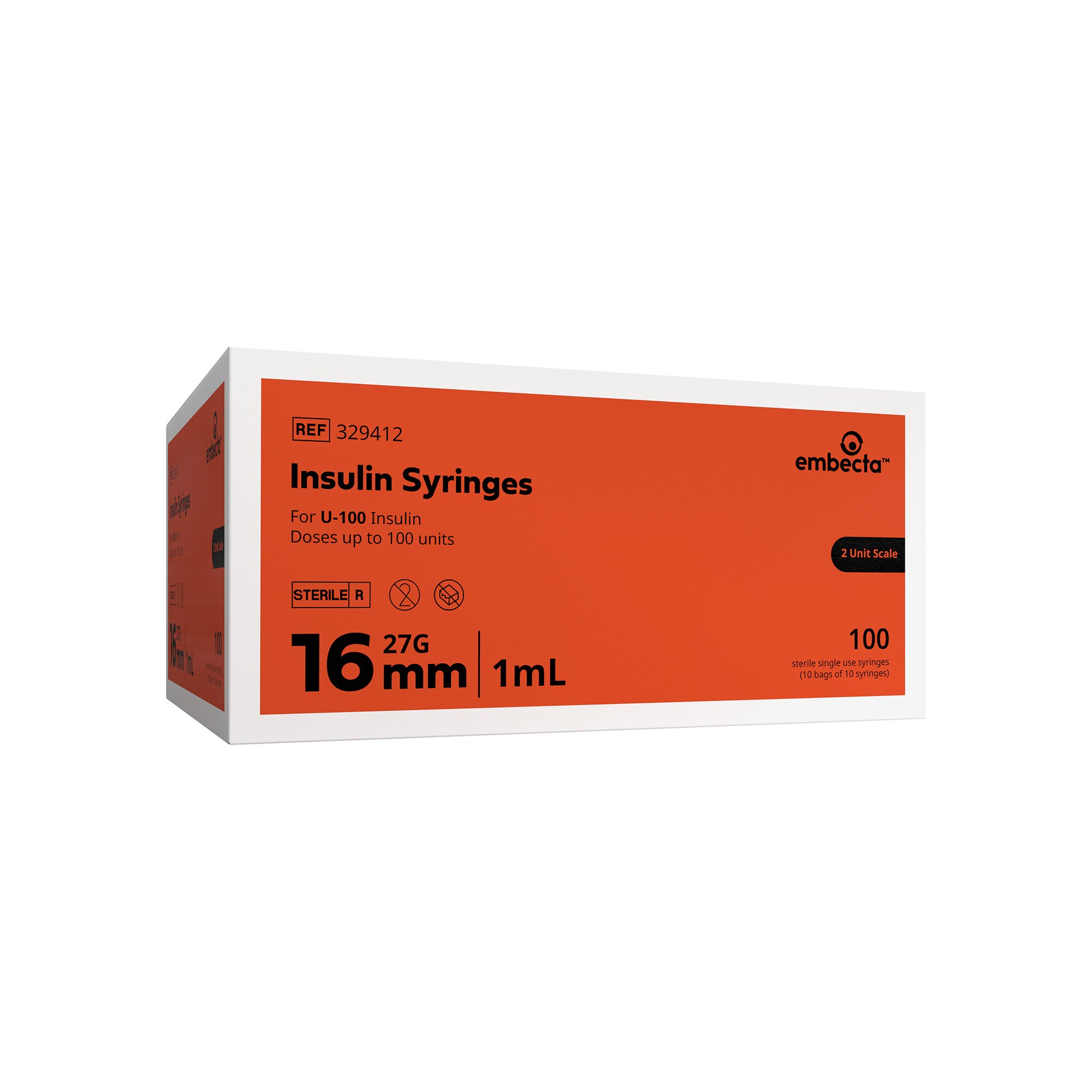 Micro-Fine Insulin Syringe with Needle MK 119