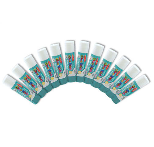 Glue Stick - Washable - White (.28oz) 12-pack