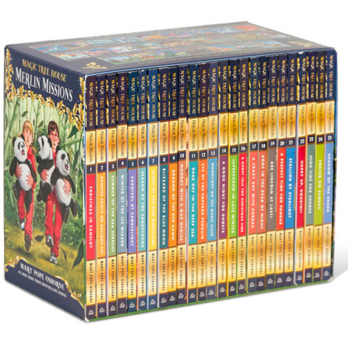 Magic Tree House Merlin Missions #1-25 Boxed Set