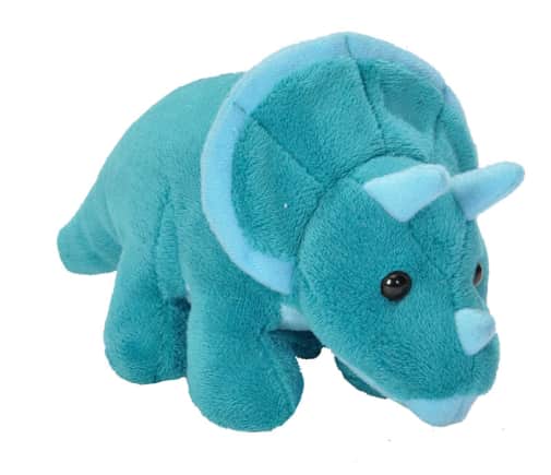 Wild Republic Pocketkins Triceratops 5" Plush