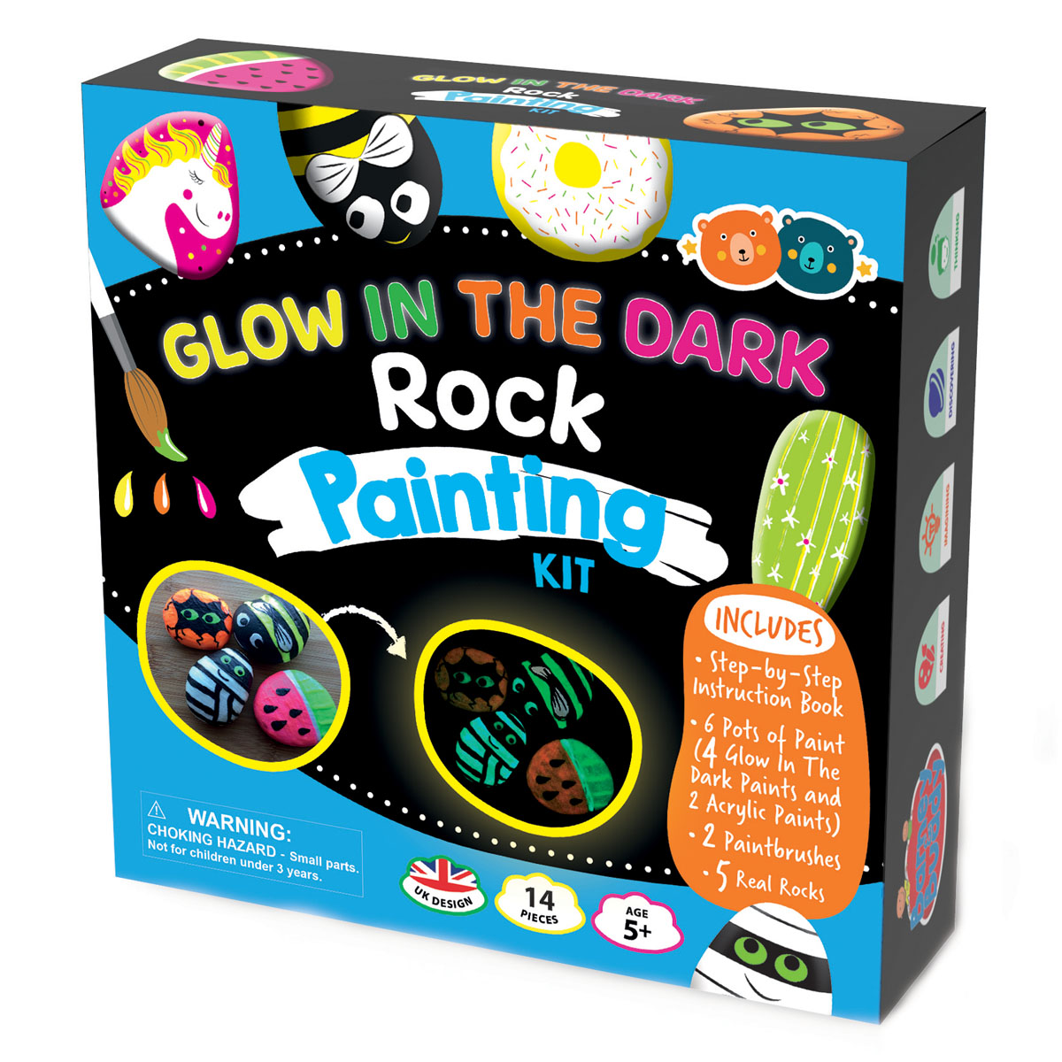 Glow In The Dark Painted Rocks, Rock Painting